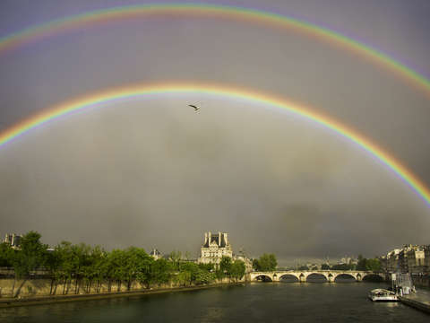Double rainbow over paris