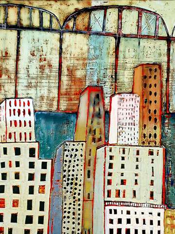 Cityscape with Bridge I
