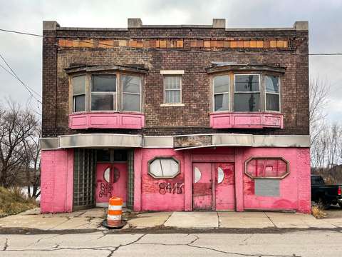 Pink 8415 IMG_7013 Detroit Michigan