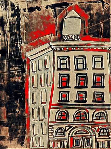 City Details I: Red and Black