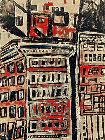 City Details II: Red and Black