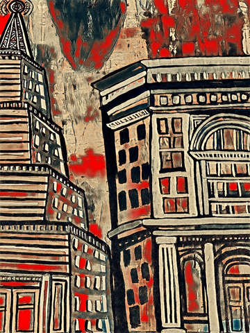 City Details V: Red & Black