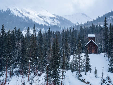 Snowy colorado boy mine