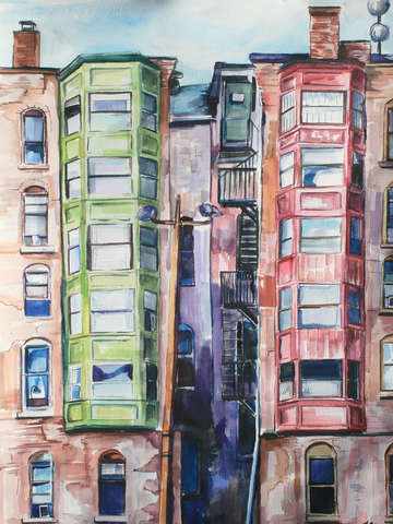 Back bay alleyway