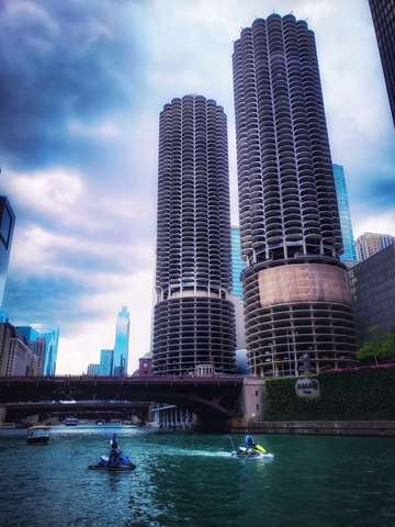 River jet skis