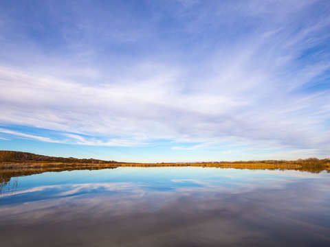 Sky and lake