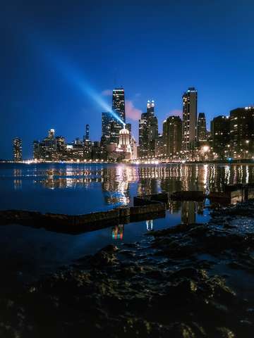 Chicago at night 4