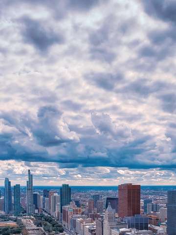 Clouds over chicago