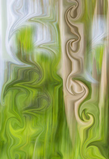 Swirls digital painting