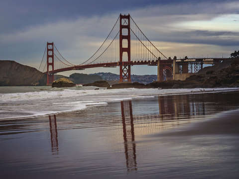 Golden gate blue mood