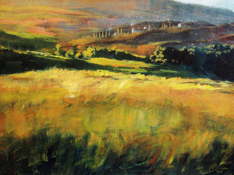 Tuscan hillside