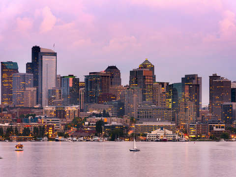 Seattle at dusk 2