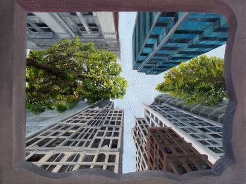 Two tree sky