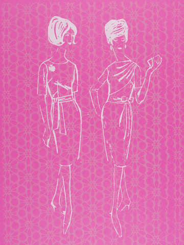 Ladies on pink