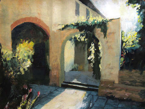 Italian courtyard