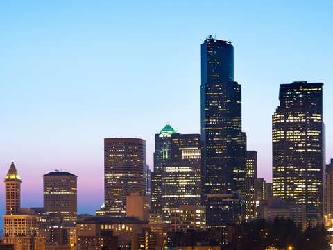 Skyline of seattle 3