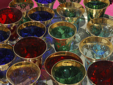 Italian goblets arezzo italy