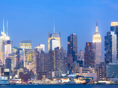 Manhattan at night 2