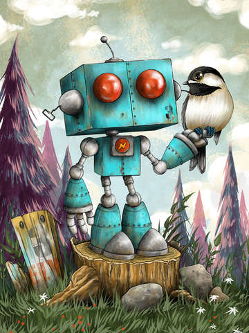 Robots have friends