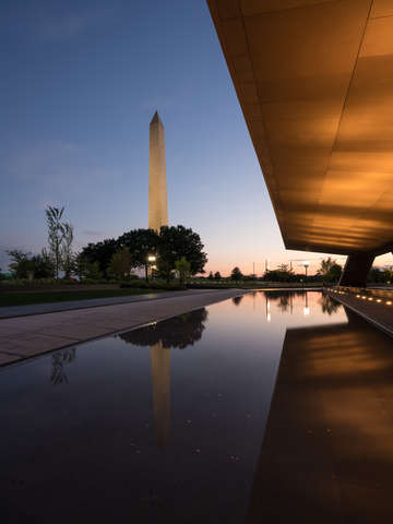 African american museum at dusk