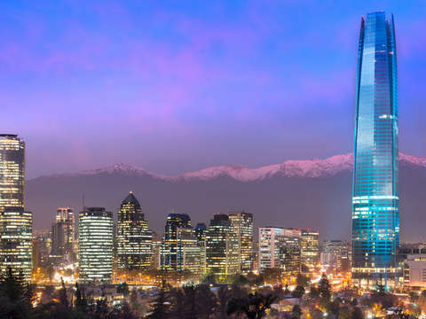 Skyline of santiago de chile 5
