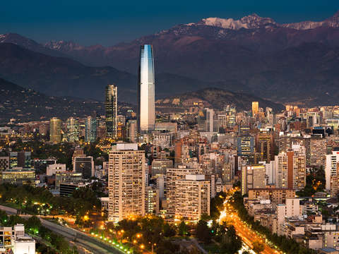 Cityscape of santiago 2