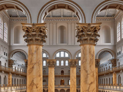 Columns archways national building museum