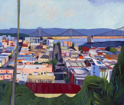 San francisco top of vallejo steps