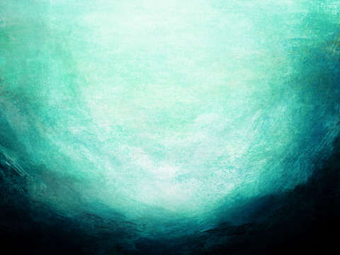 Immersed 5 emerald teal green ocean abstract coast