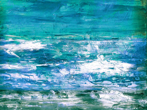Whitecap waves 1 turquoise blue green ocean waves