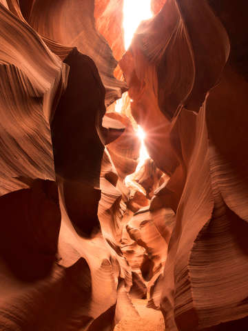 Passage at antelope canyon