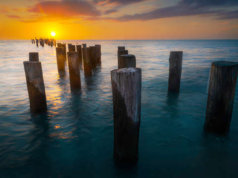 Old pilings