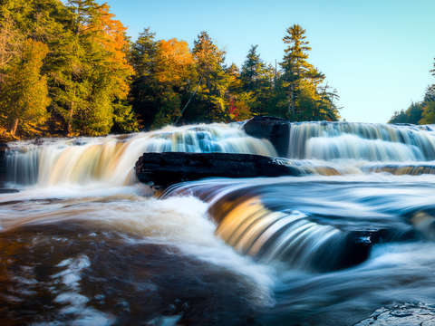 Autumn at manido falls