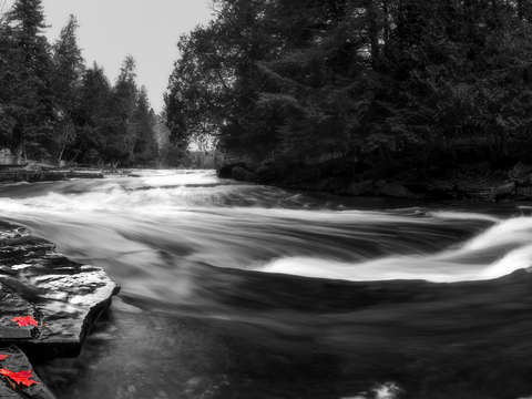 Autumn on the sturgeon river