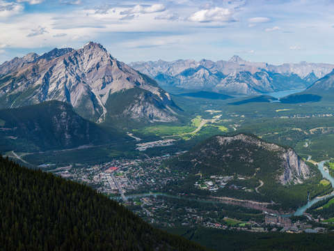 Banff from sulphur mountain