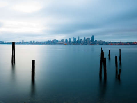 Seattle at dawn