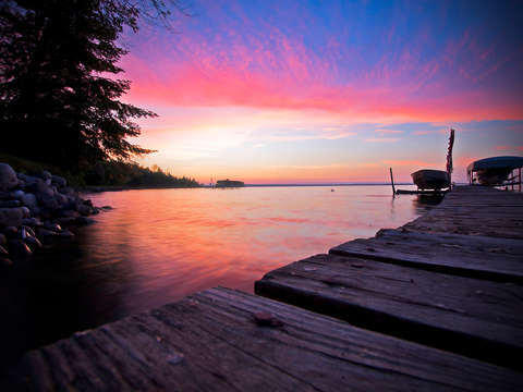 Evening on the dock