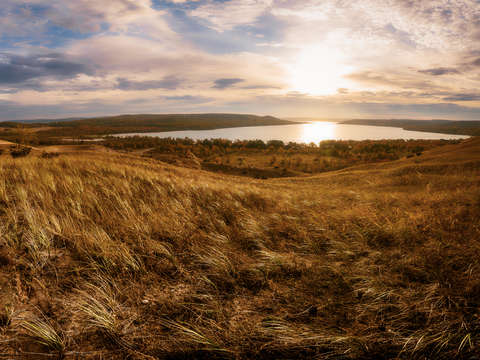 Dune sweep at dawn