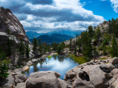 Afternoon on gem lake rocky mountain national park