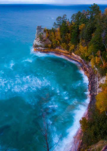 Impending storm at miners castle