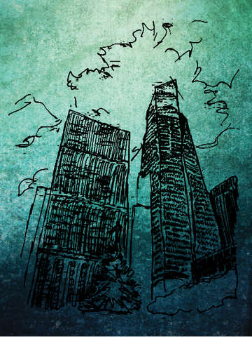 City skyscrapers