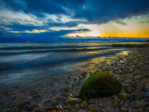 Mackinaw island sunset