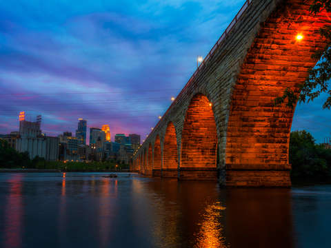 Minneapolis stone arch bridge