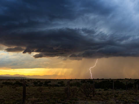 Monsoon lightning