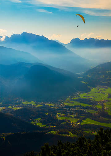 Paragliders view