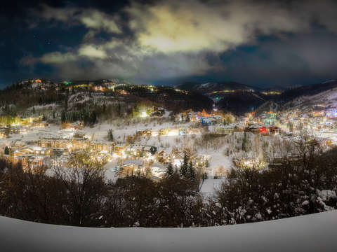 Park city utah at night