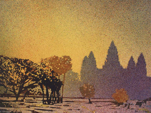 Angkor wat sunrise cambodia