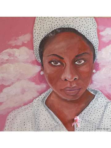 Nina in pink