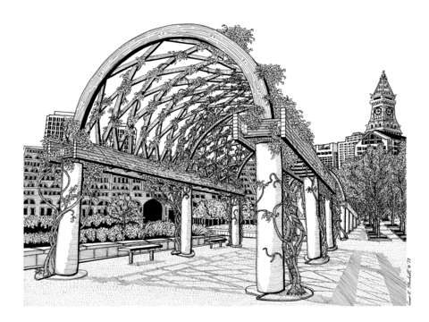 Bostons christopher columbus park