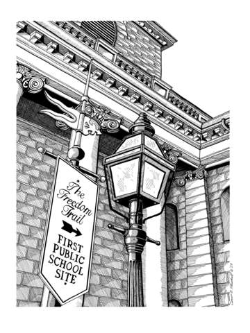 Bostons freedom trail and kings chapel